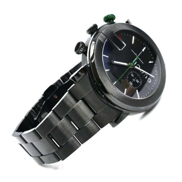 GUCCI Gucci Chronograph Watch, Battery-Operated, YA101331/101M, Men's - Picture 5 of 9